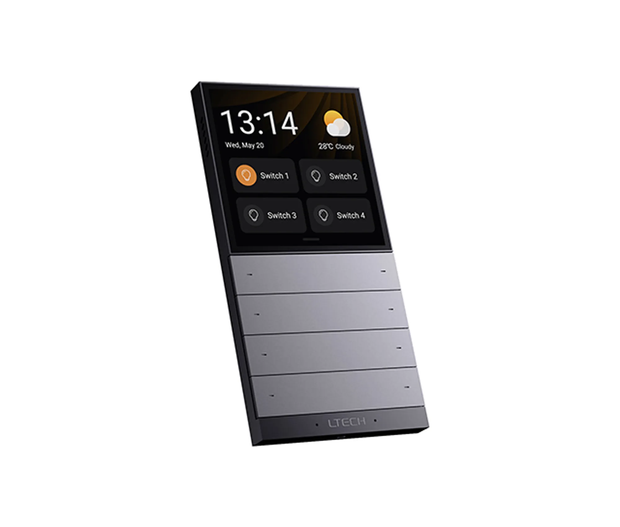 SP-GW-PRO  Bluetooth 5.0 SIG Mesh, Wi-Fi 2.4G+5G, 6-inch full lamination, 720x720 resolution ,Capacitive multi-touch screen, anti-fingerprint coating, PC+V0 fireproof grade.